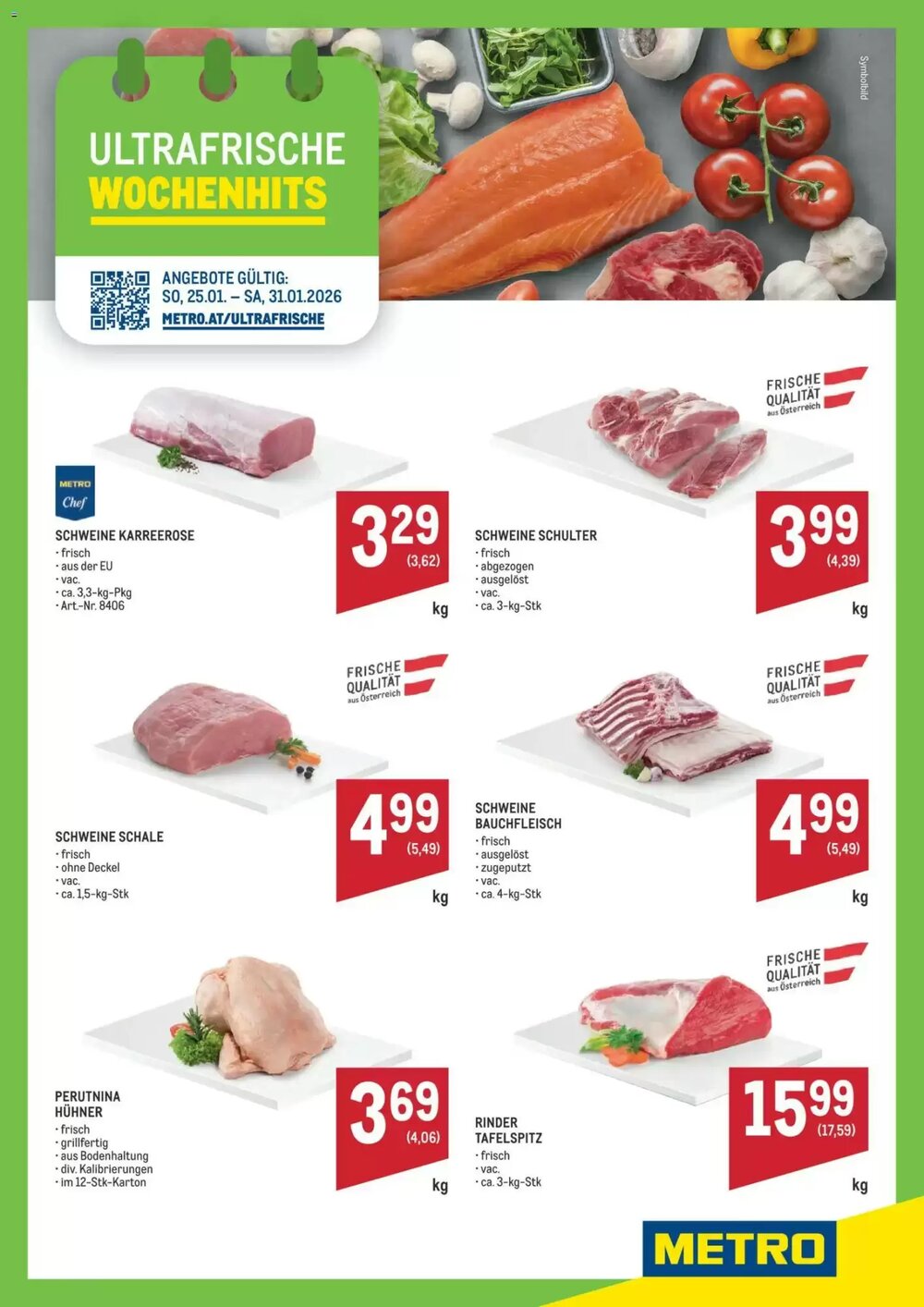 Metro Flugblatt (ab 25.01.2026) - Angebote und Prospekt - Seite 1