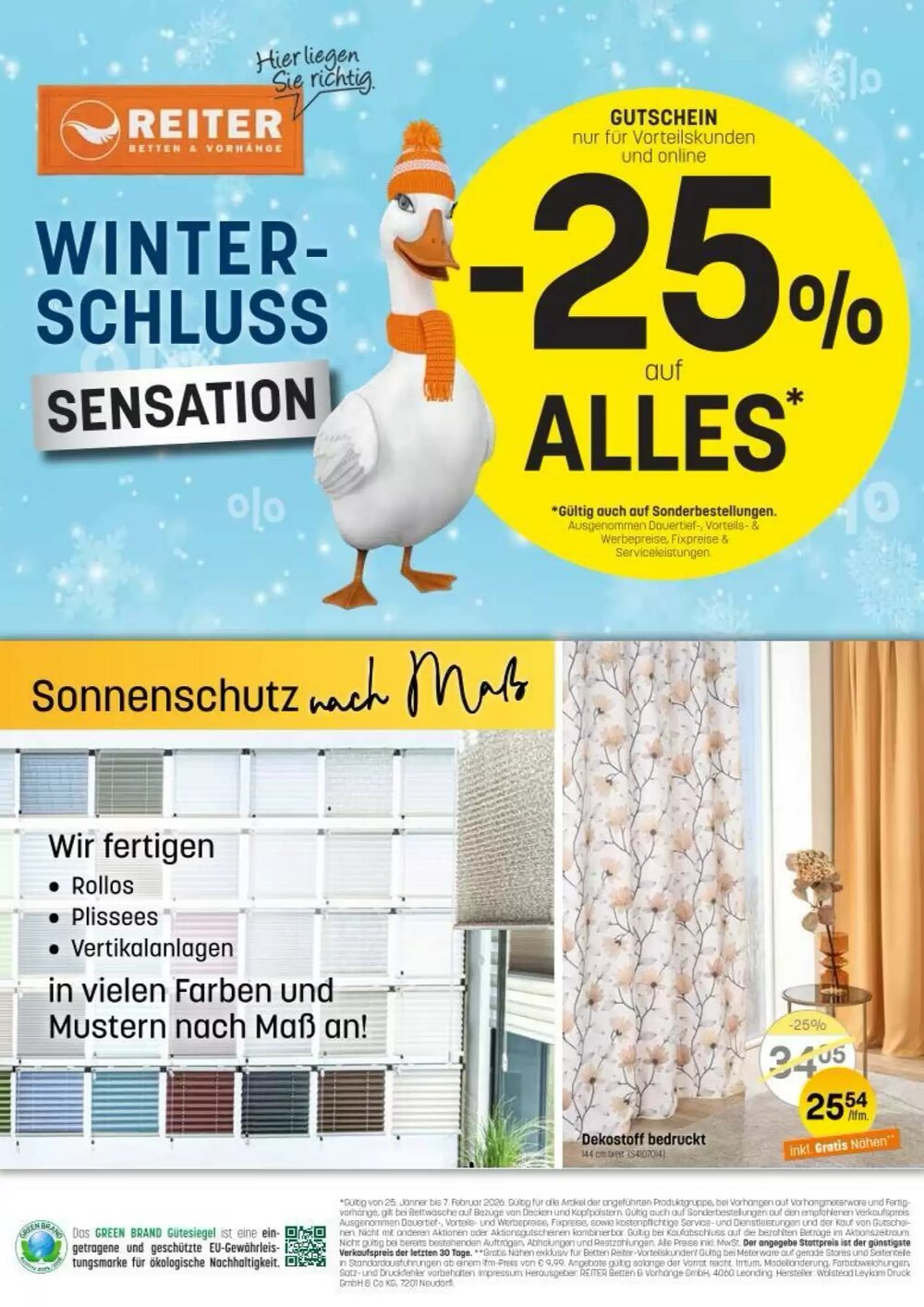 Reiter Flugblatt (ab 25.01.2026) - Angebote und Prospekt - Seite 1