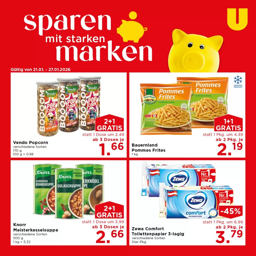 Unimarkt Flugblatt (ab 25.01.2026) - Angebote und Prospekt - Seite 1