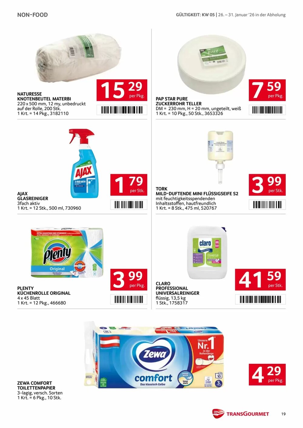 Transgourmet Flugblatt (ab 26.01.2026) - Angebote und Prospekt - Seite 19