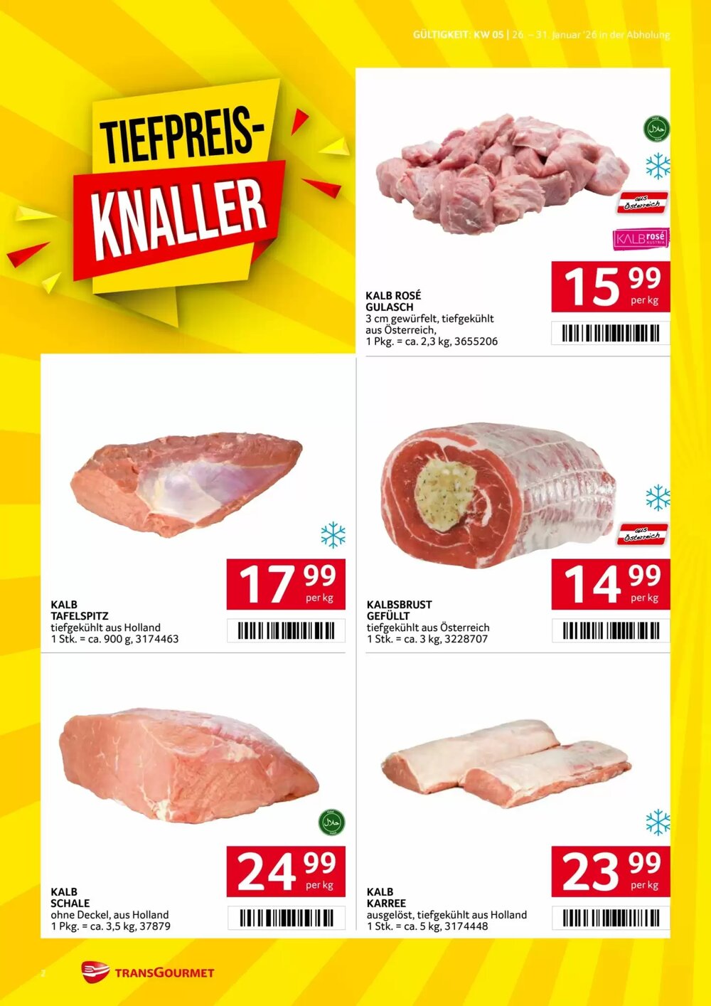 Transgourmet Flugblatt (ab 26.01.2026) - Angebote und Prospekt - Seite 2