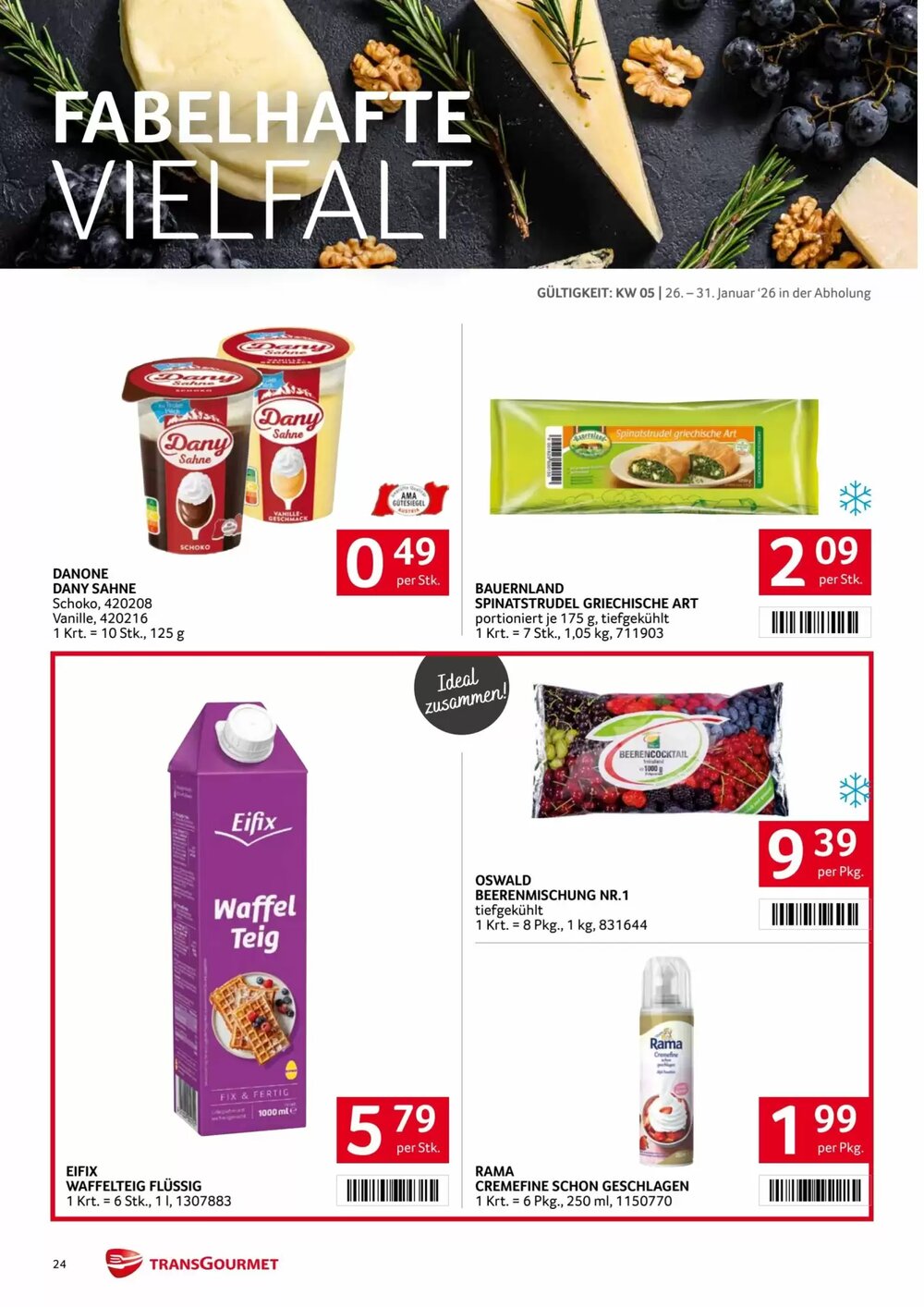 Transgourmet Flugblatt (ab 26.01.2026) - Angebote und Prospekt - Seite 24