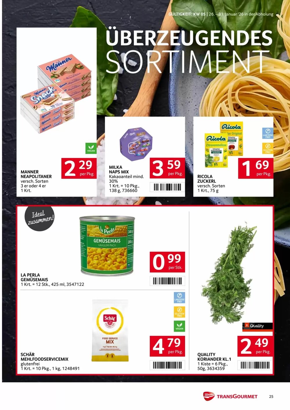 Transgourmet Flugblatt (ab 26.01.2026) - Angebote und Prospekt - Seite 25