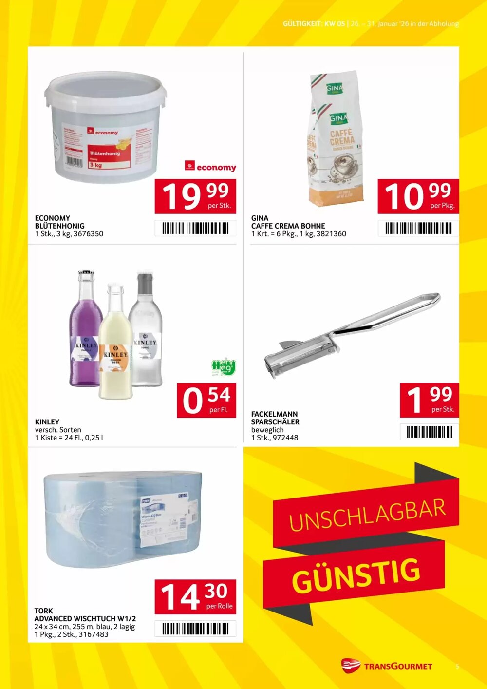 Transgourmet Flugblatt (ab 26.01.2026) - Angebote und Prospekt - Seite 5
