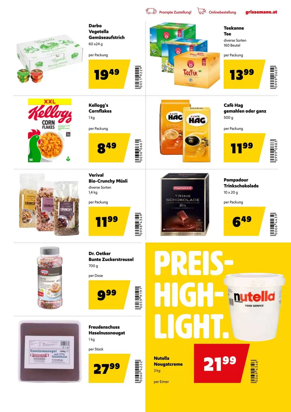 Eurogast Grissemann Flugblatt (ab 26.01.2026) - Angebote und Prospekt - Seite 17