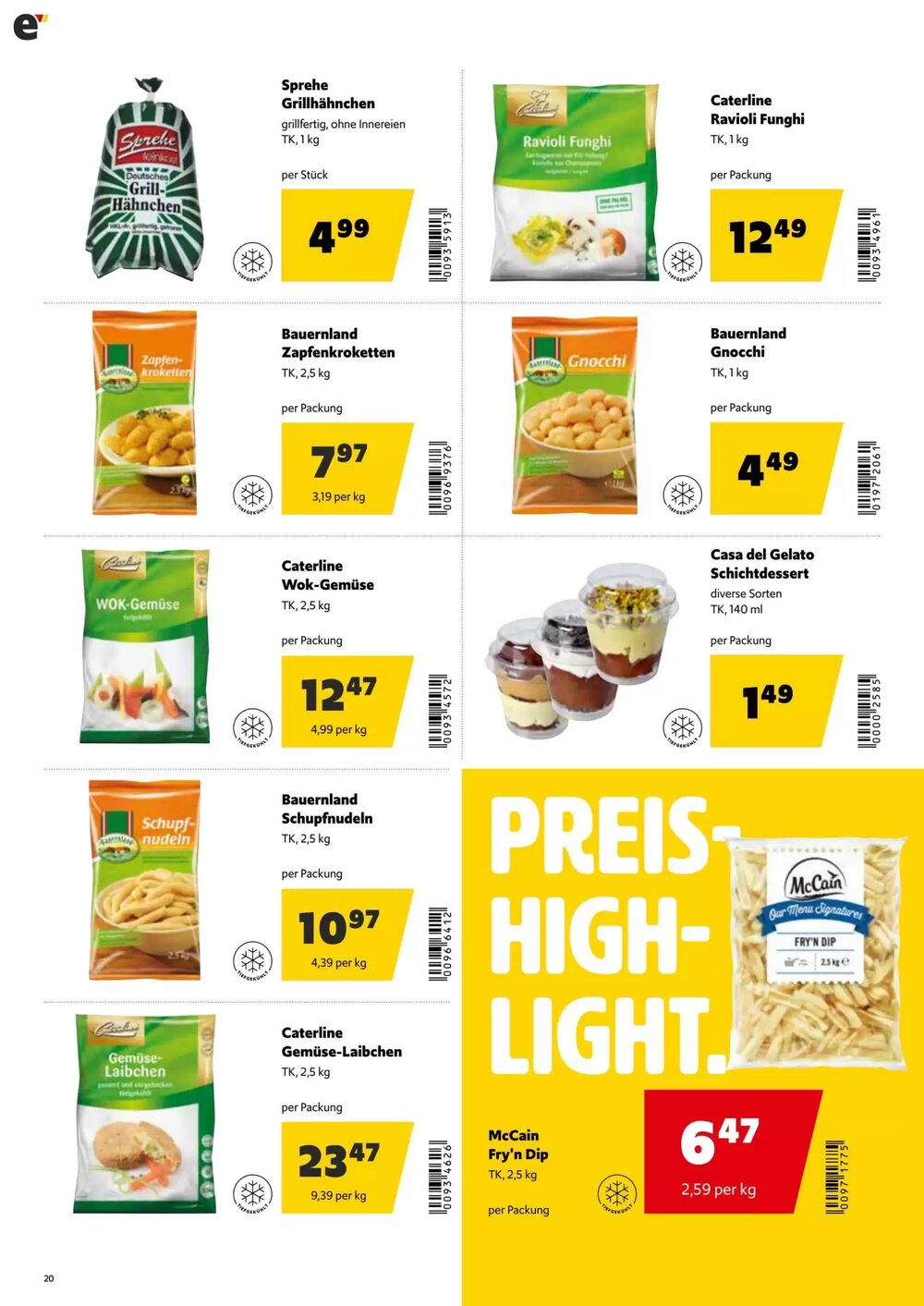 Eurogast Grissemann Flugblatt (ab 26.01.2026) - Angebote und Prospekt - Seite 20