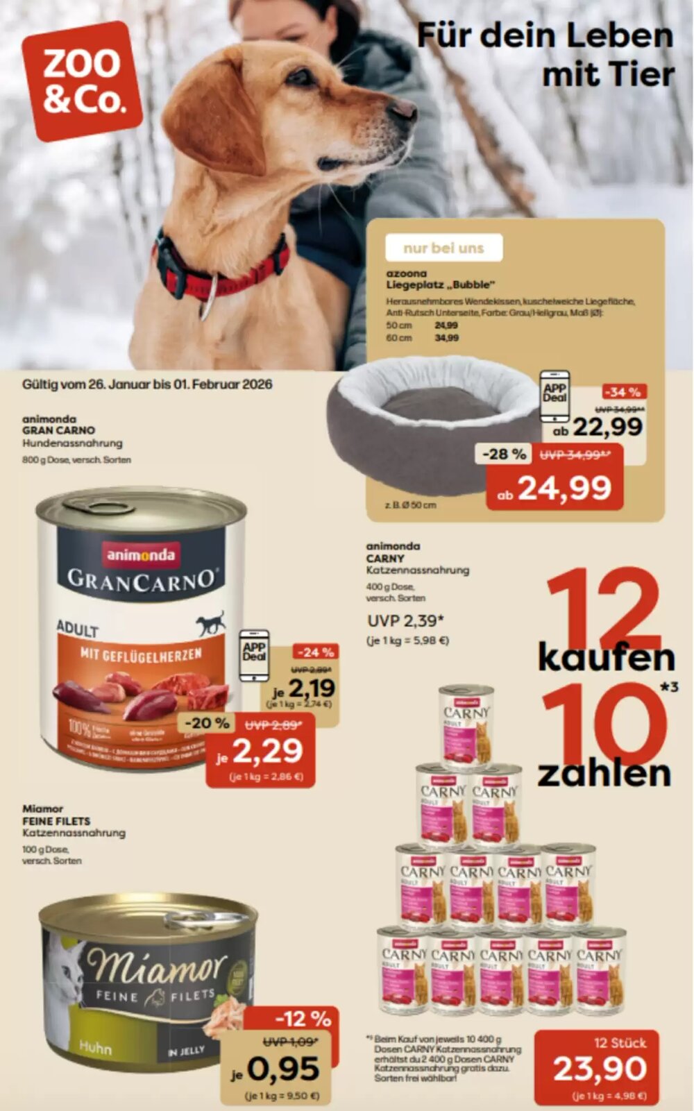 ZOO & Co Flugblatt (ab 26.01.2026) - Angebote und Prospekt - Seite 1