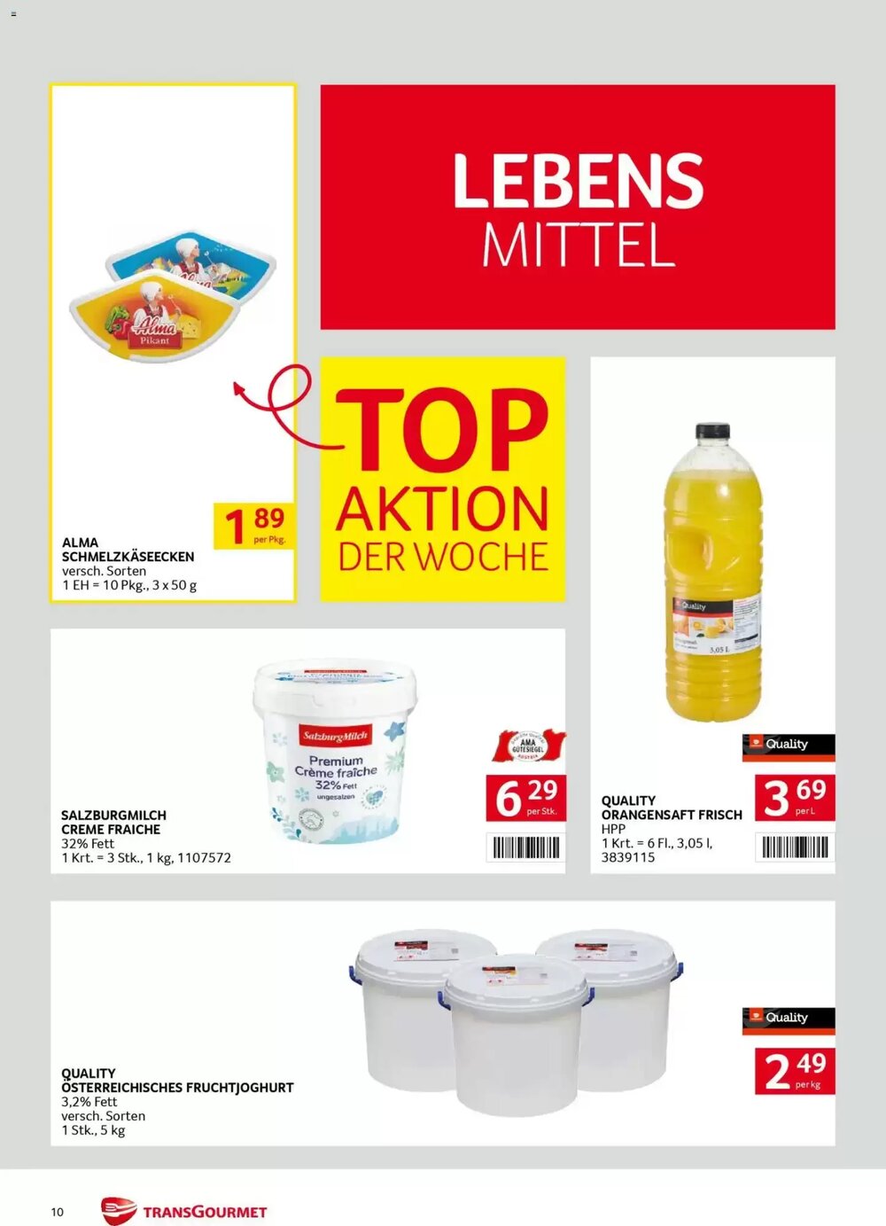 Transgourmet Flugblatt (ab 26.01.2026) - Angebote und Prospekt - Seite 10