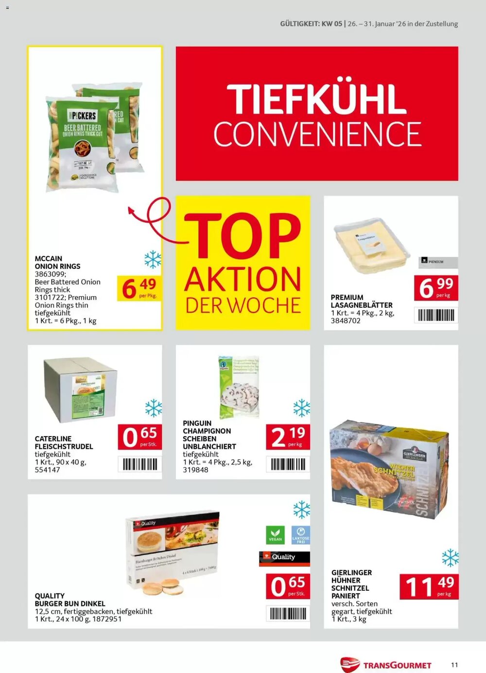 Transgourmet Flugblatt (ab 26.01.2026) - Angebote und Prospekt - Seite 11