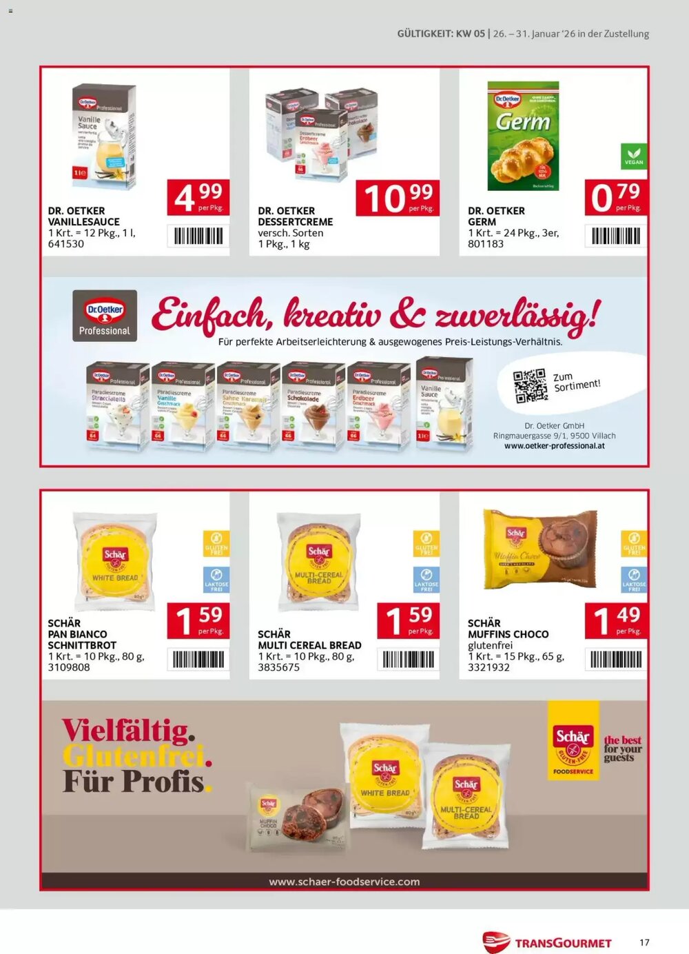 Transgourmet Flugblatt (ab 26.01.2026) - Angebote und Prospekt - Seite 17