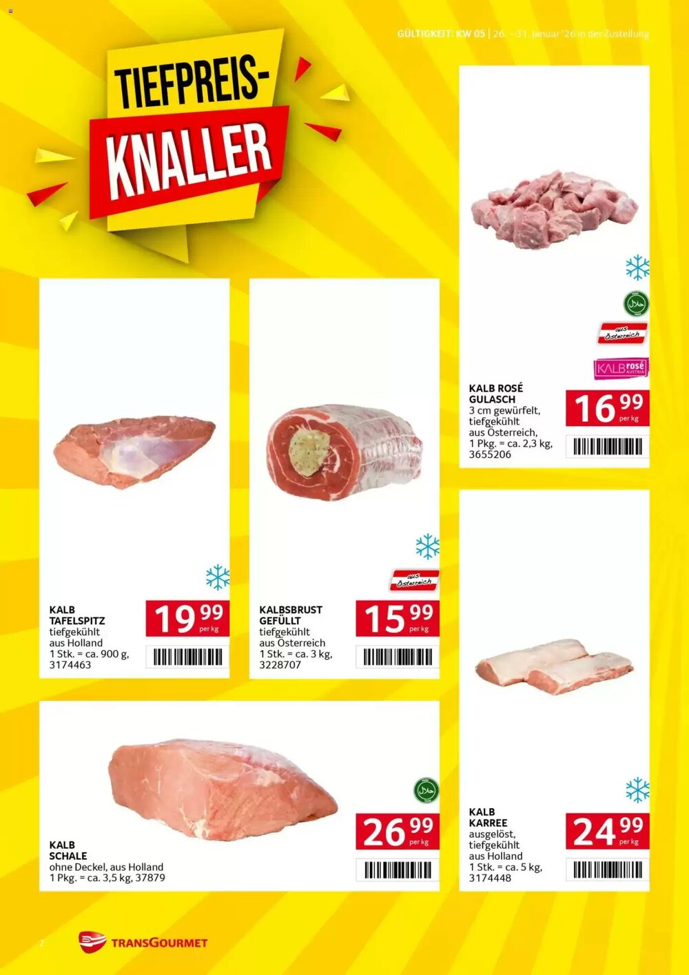 Transgourmet Flugblatt (ab 26.01.2026) - Angebote und Prospekt - Seite 2