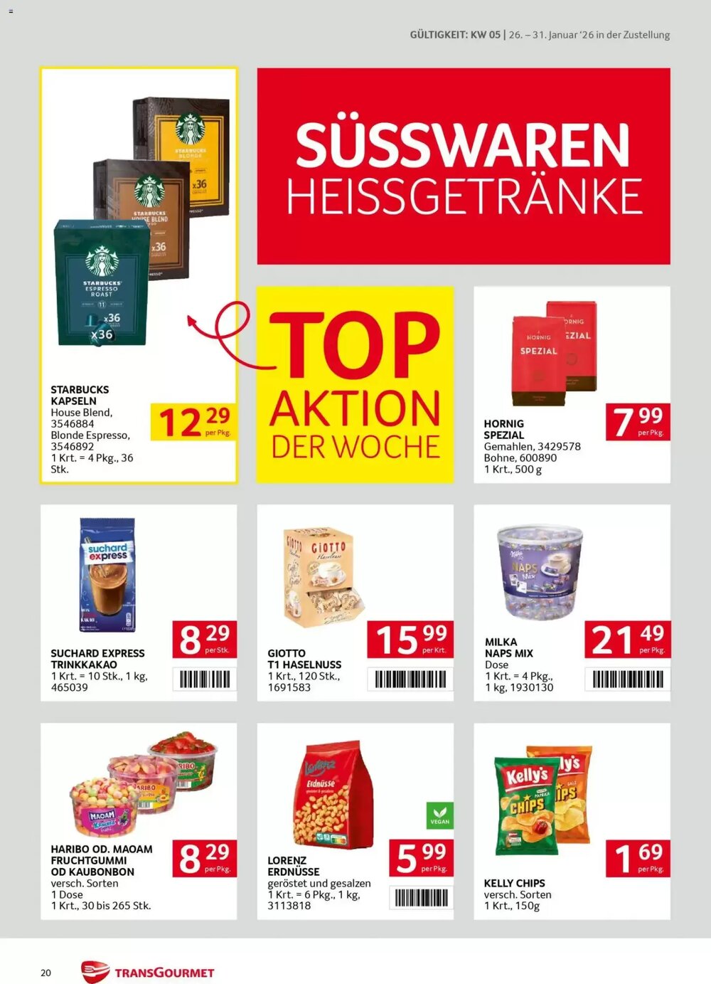 Transgourmet Flugblatt (ab 26.01.2026) - Angebote und Prospekt - Seite 20