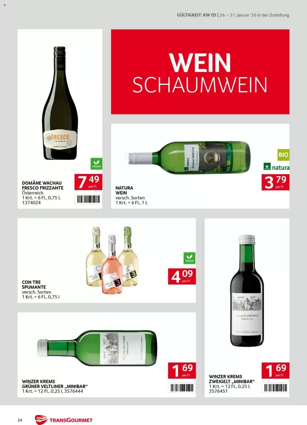 Transgourmet Flugblatt (ab 26.01.2026) - Angebote und Prospekt - Seite 24