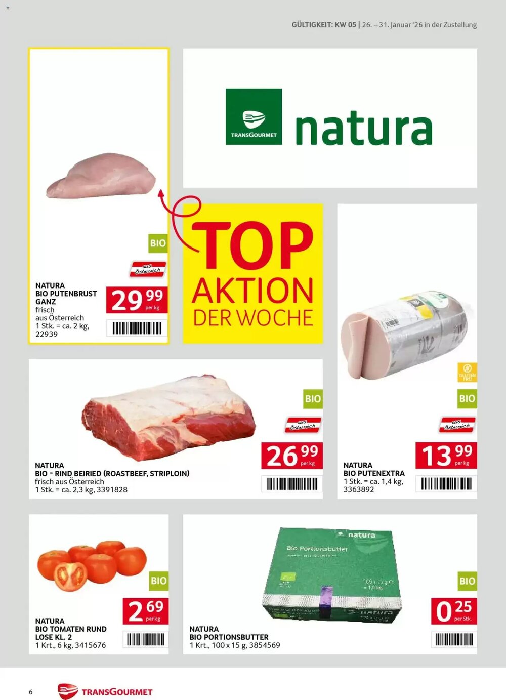 Transgourmet Flugblatt (ab 26.01.2026) - Angebote und Prospekt - Seite 6