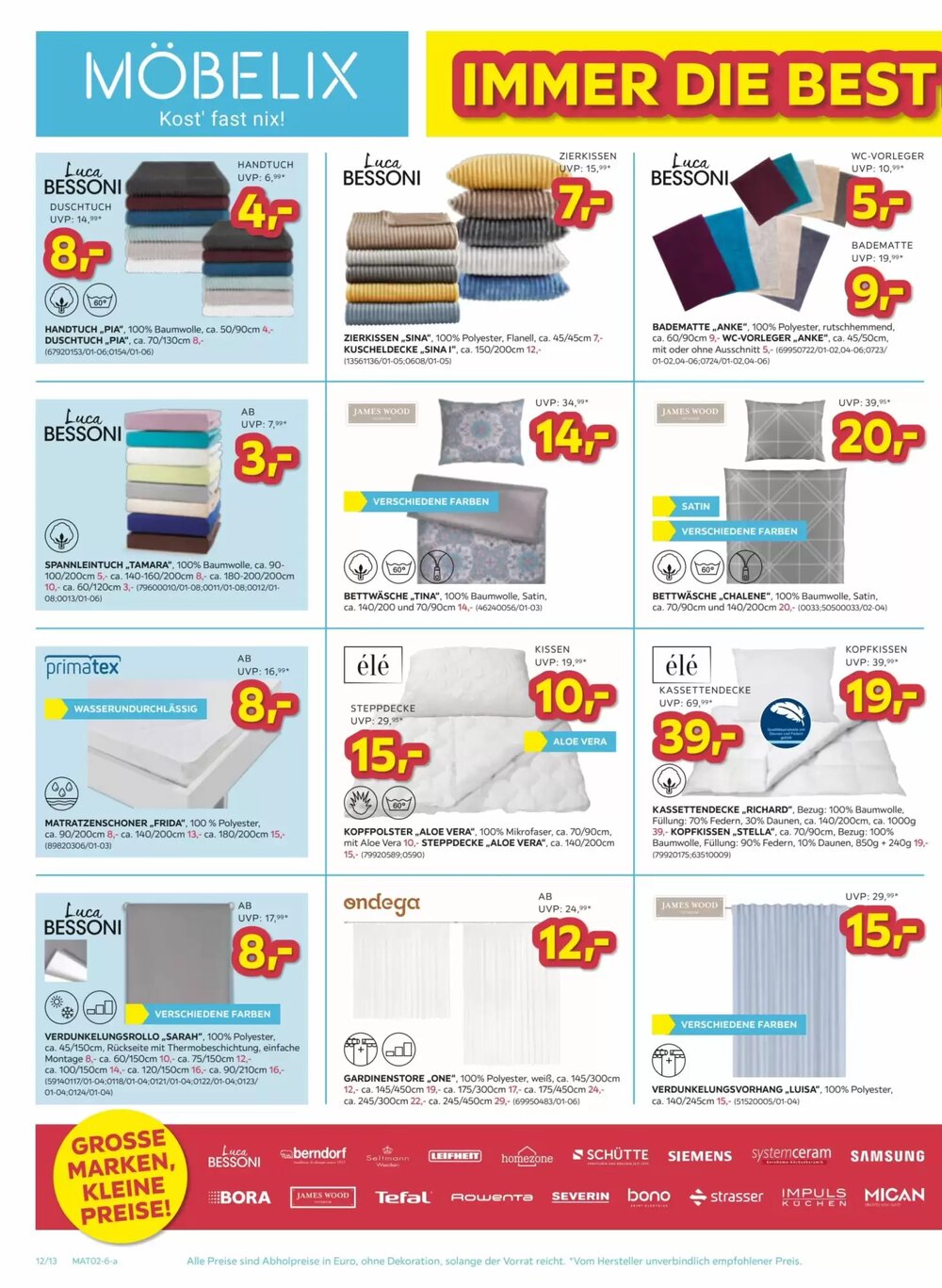 Möbelix Flugblatt (ab 27.01.2026) - Angebote und Prospekt - Seite 12