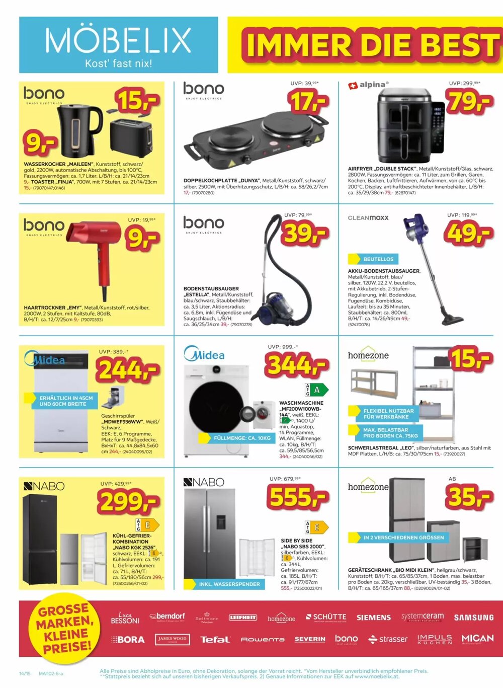 Möbelix Flugblatt (ab 27.01.2026) - Angebote und Prospekt - Seite 14
