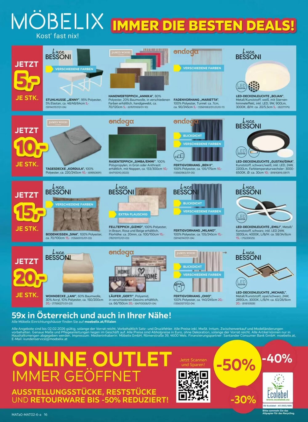 Möbelix Flugblatt (ab 27.01.2026) - Angebote und Prospekt - Seite 16
