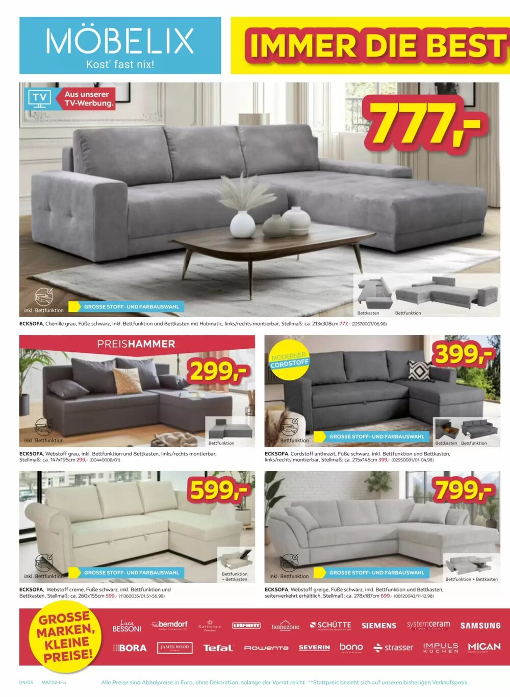 Möbelix Flugblatt (ab 27.01.2026) - Angebote und Prospekt - Seite 4