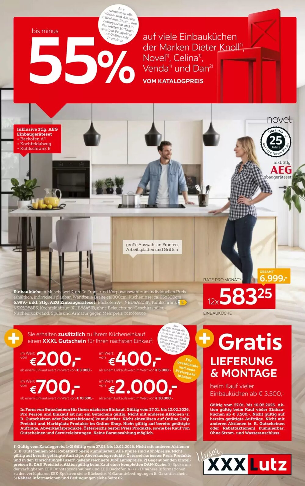 XXXLutz Flugblatt (ab 27.01.2026) - Angebote und Prospekt - Seite 1