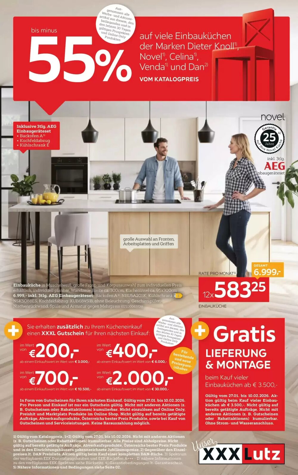 XXXLutz Flugblatt (ab 27.01.2026) - Angebote und Prospekt - Seite 1