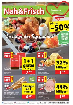 Nah&Frisch Flugblatt (ab 28.01.2026) - Angebote und Prospekt