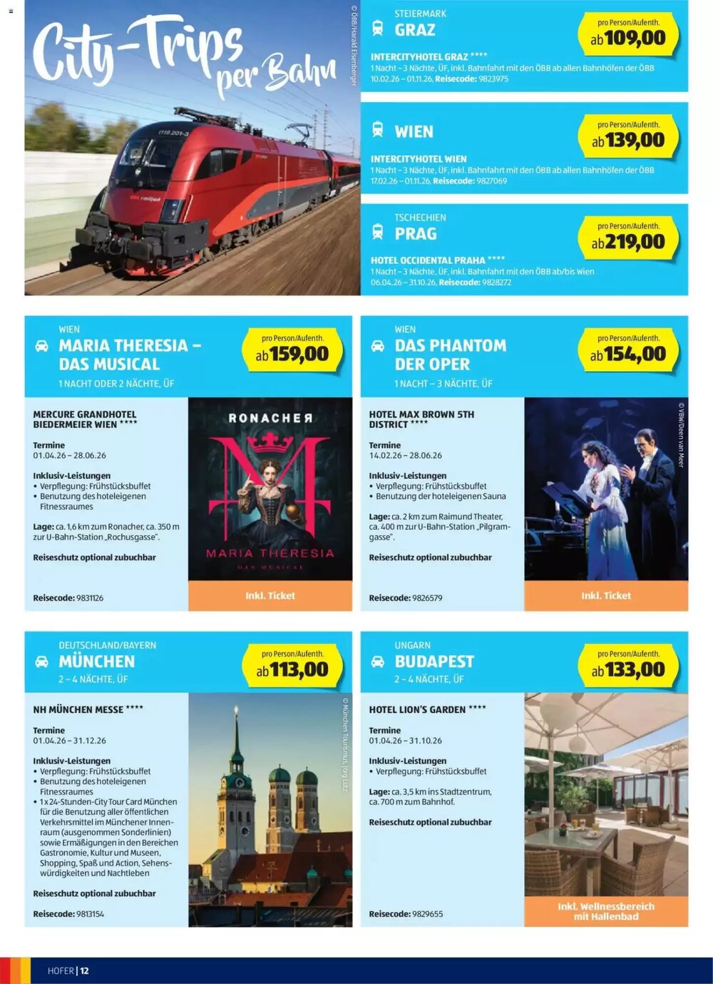 Hofer Reisen Flugblatt (ab 28.01.2026) - Angebote und Prospekt - Seite 12