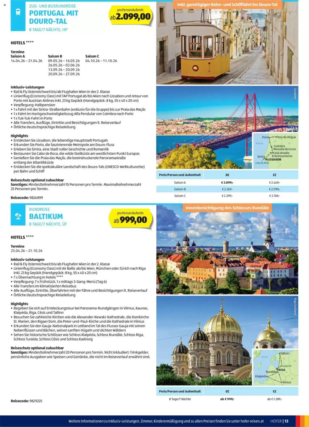 Hofer Reisen Flugblatt (ab 28.01.2026) - Angebote und Prospekt - Seite 13