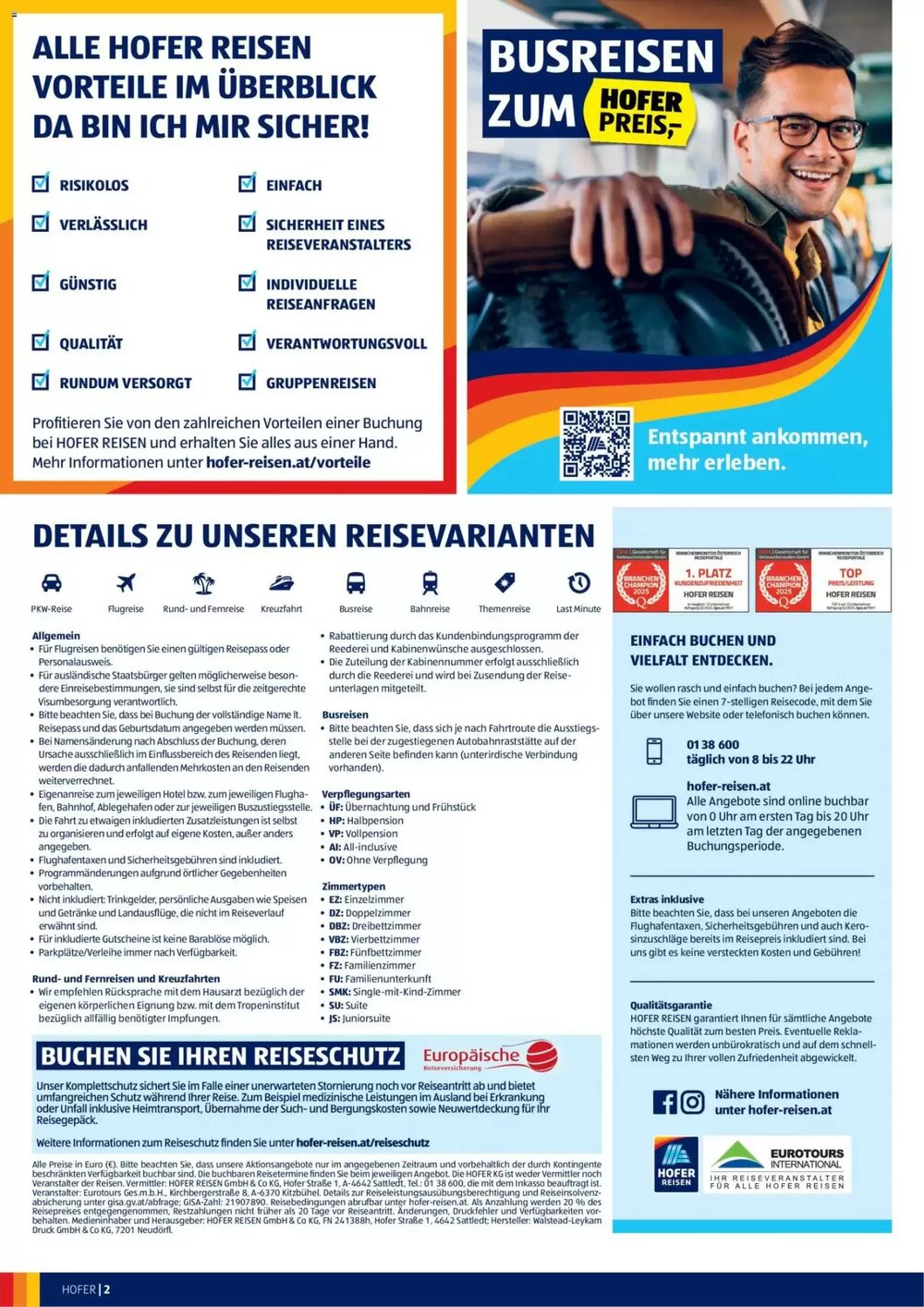 Hofer Reisen Flugblatt (ab 28.01.2026) - Angebote und Prospekt - Seite 2