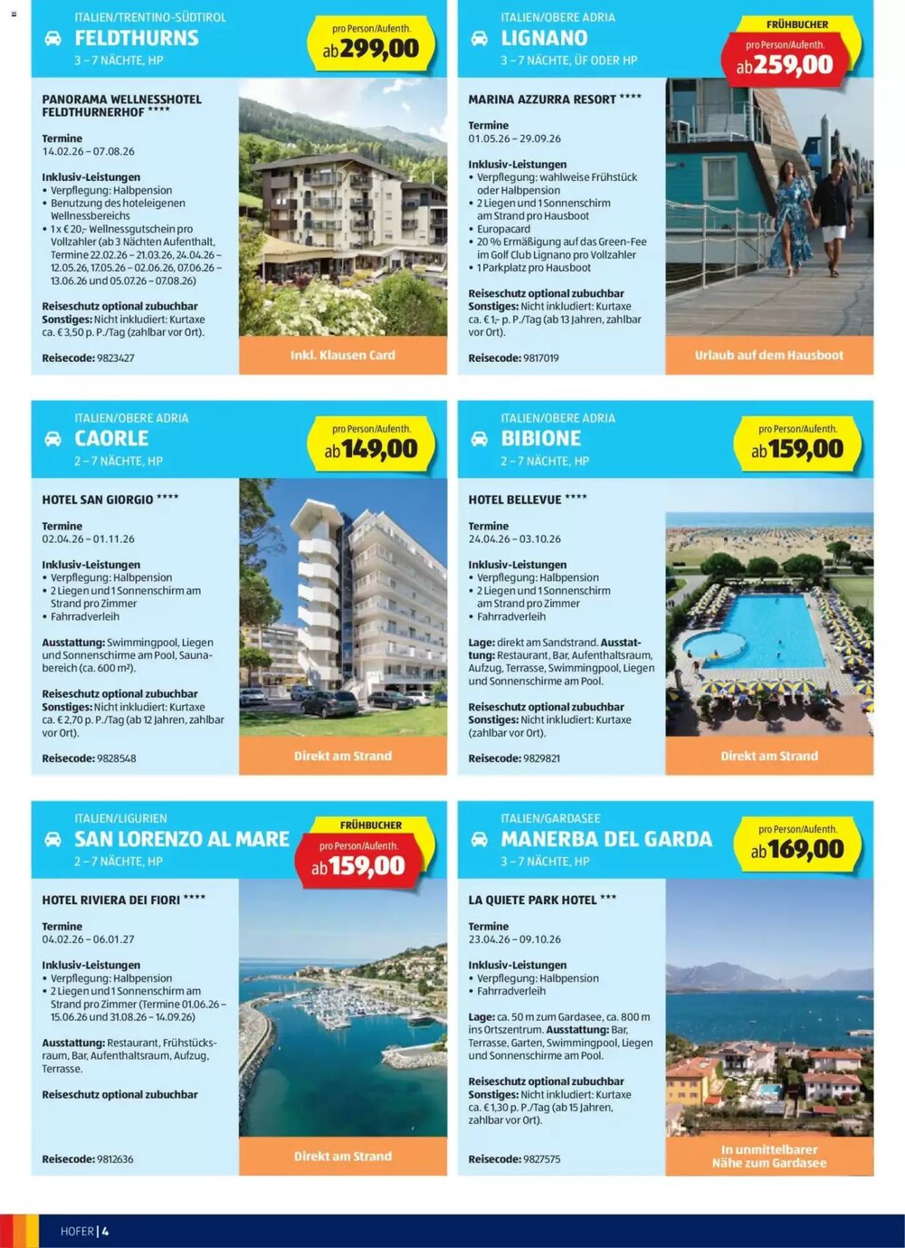 Hofer Reisen Flugblatt (ab 28.01.2026) - Angebote und Prospekt - Seite 4