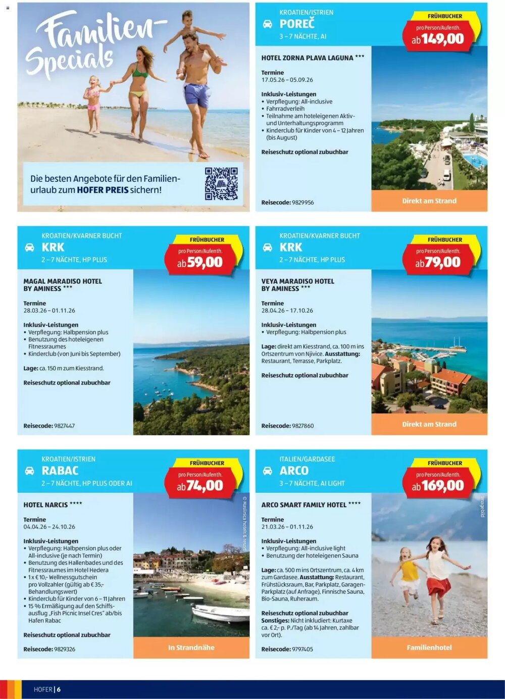 Hofer Reisen Flugblatt (ab 28.01.2026) - Angebote und Prospekt - Seite 6
