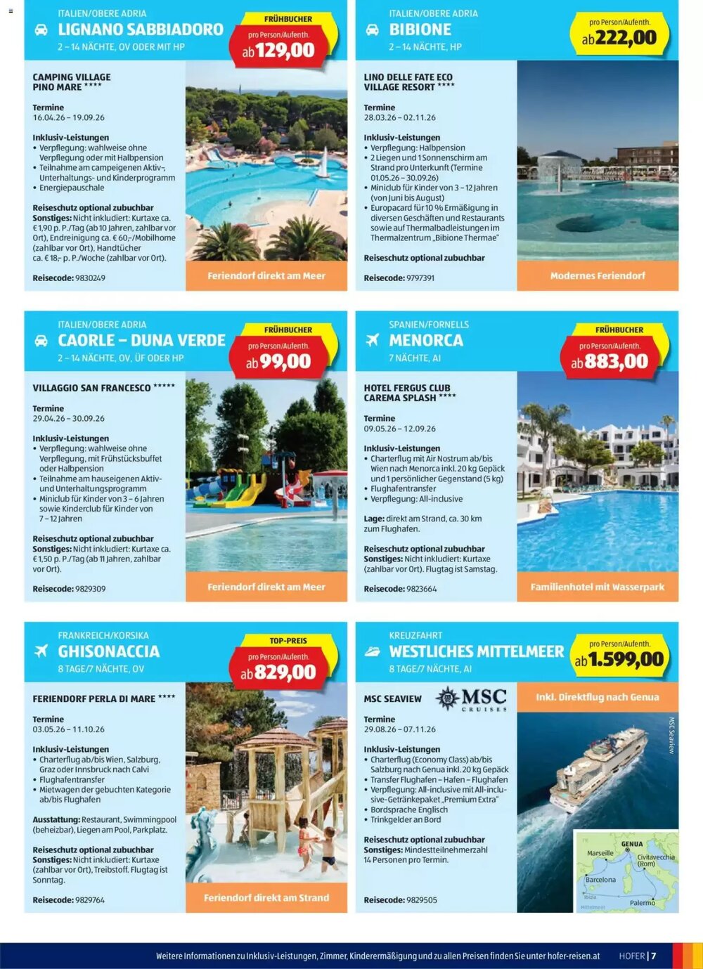 Hofer Reisen Flugblatt (ab 28.01.2026) - Angebote und Prospekt - Seite 7