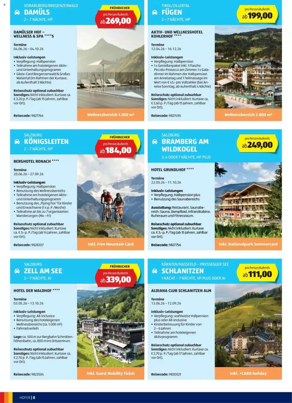 Hofer Reisen Flugblatt (ab 28.01.2026) - Angebote und Prospekt - Seite 8