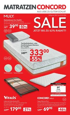 Matratzen Concord Flugblatt (ab 28.01.2026) - Angebote und Prospekt
