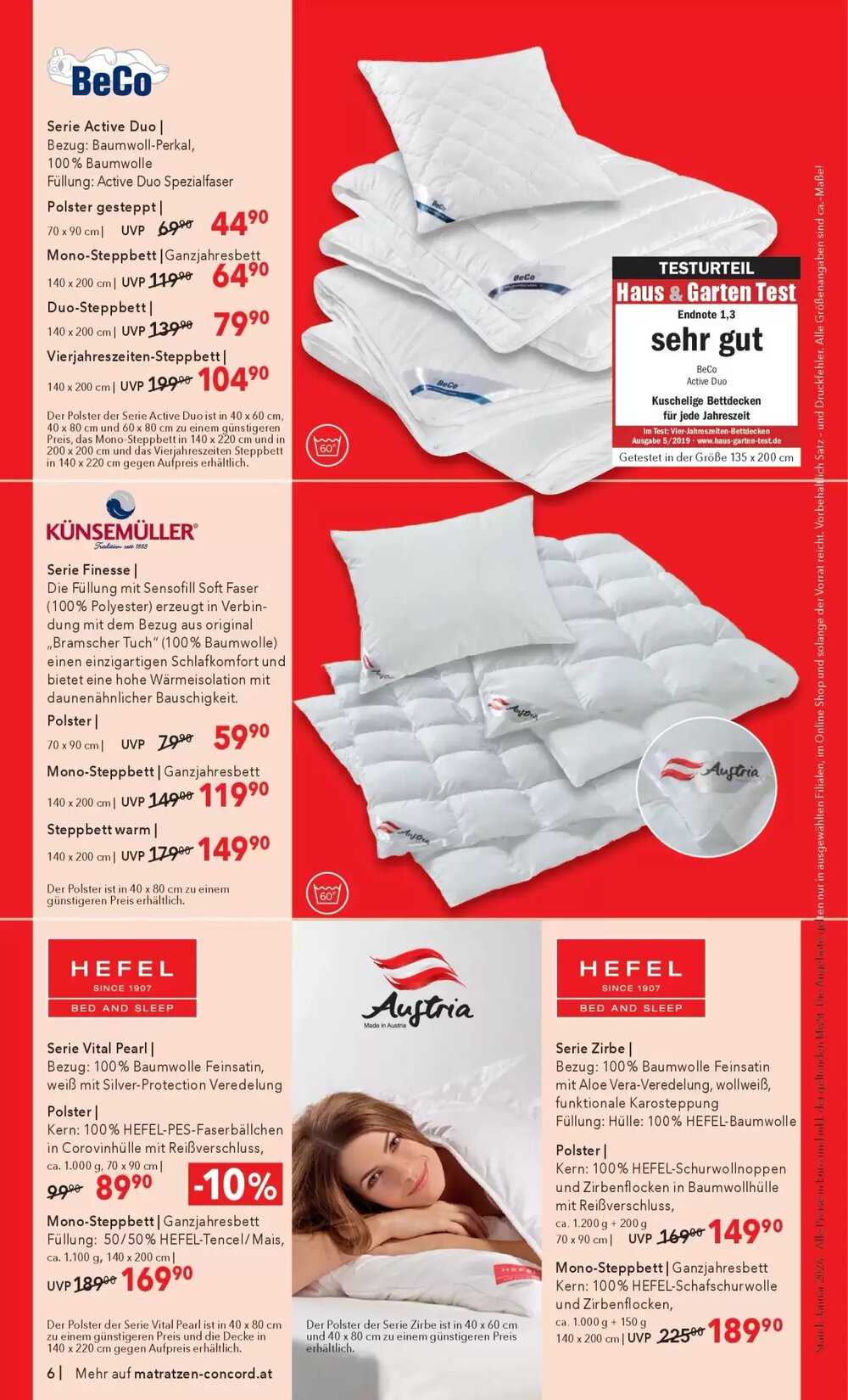 Matratzen Concord Flugblatt (ab 28.01.2026) - Angebote und Prospekt - Seite 6