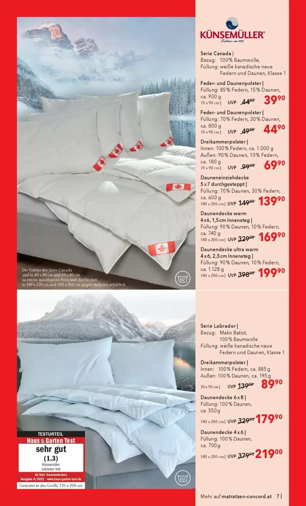 Matratzen Concord Flugblatt (ab 28.01.2026) - Angebote und Prospekt - Seite 7