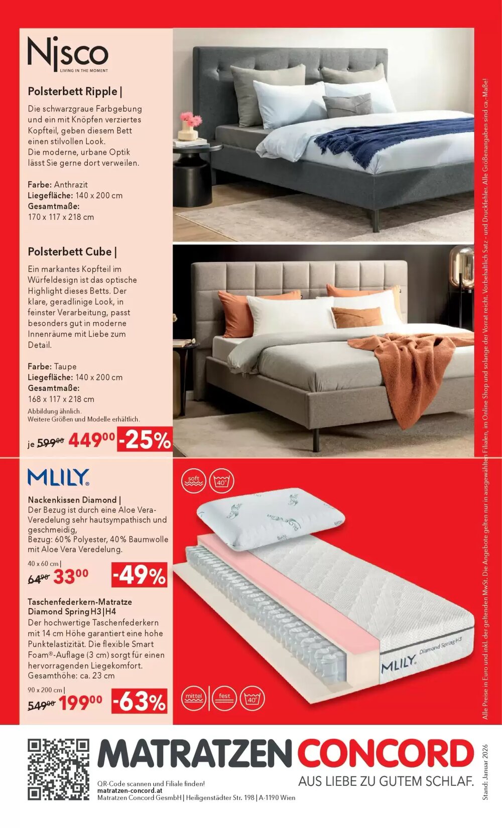 Matratzen Concord Flugblatt (ab 28.01.2026) - Angebote und Prospekt - Seite 8