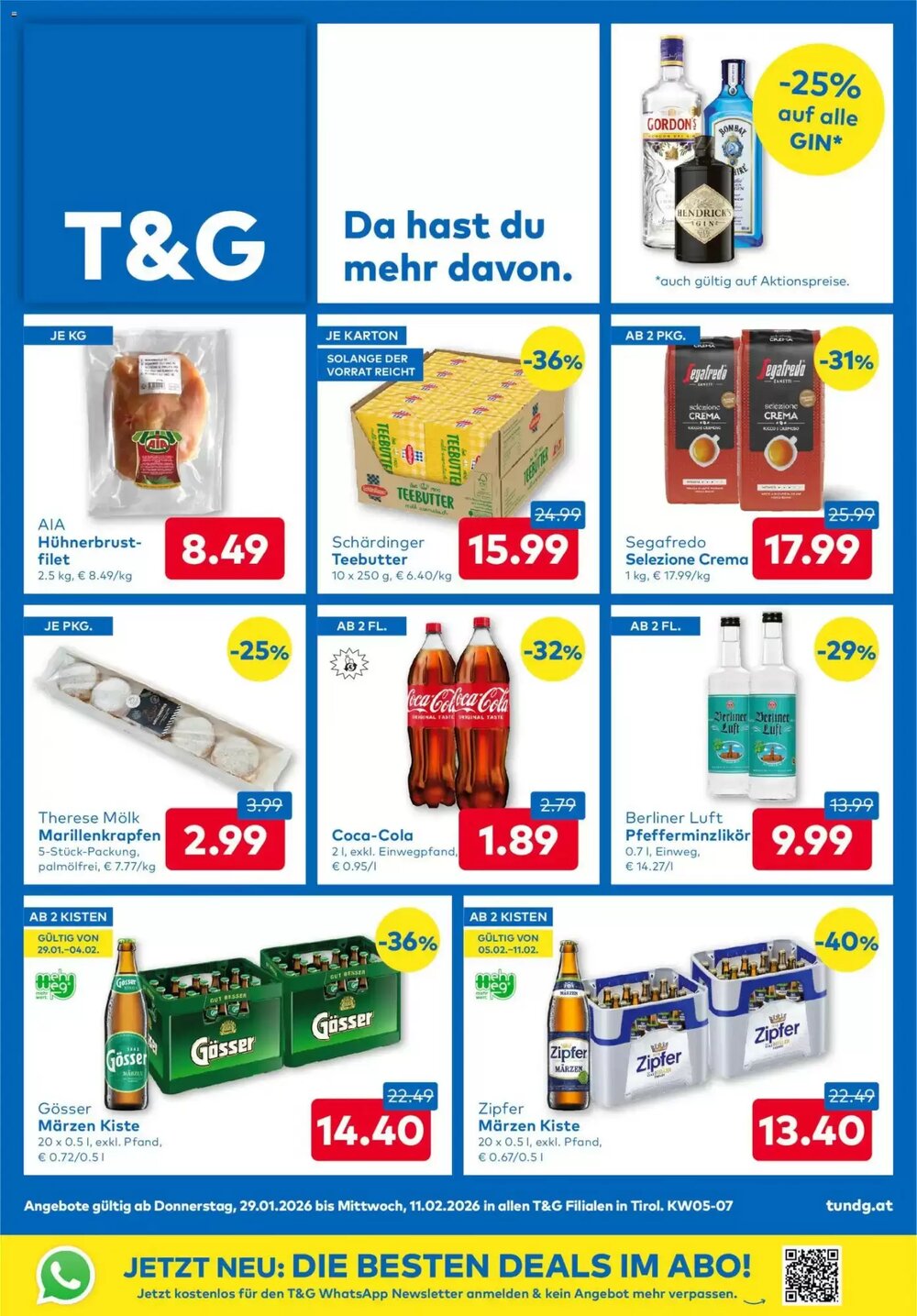 T&G Flugblatt (ab 29.01.2026) - Angebote und Prospekt - Seite 1