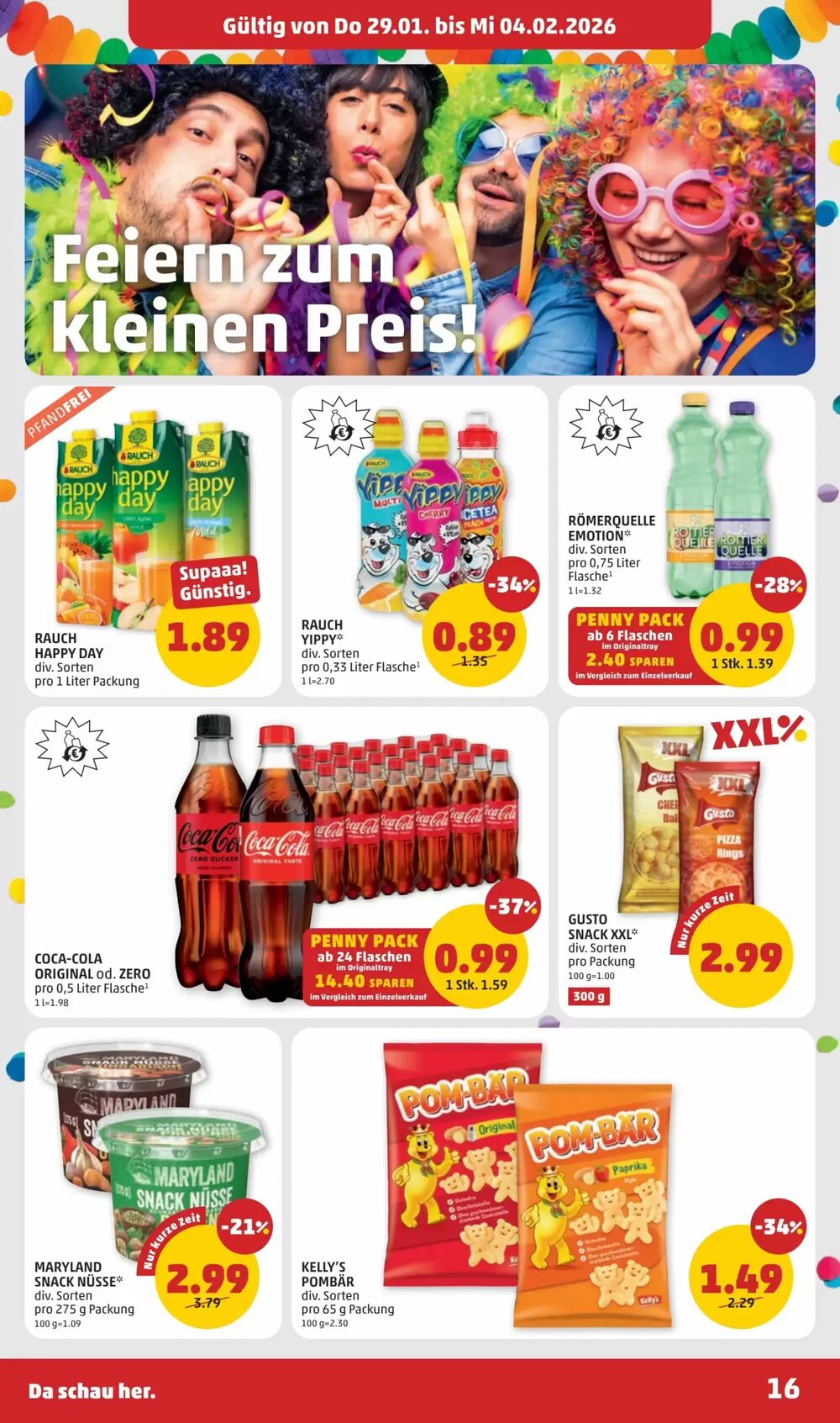 PENNY Flugblatt (ab 29.01.2026) - Angebote und Prospekt - Seite 16