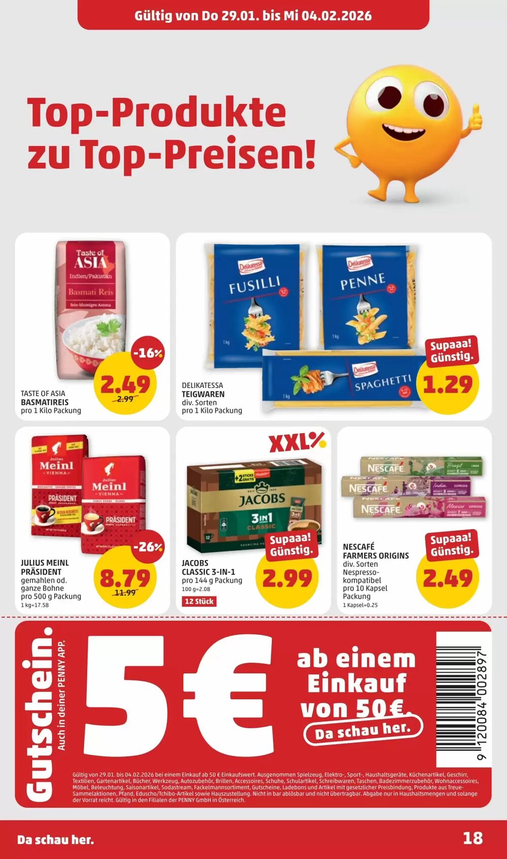 PENNY Flugblatt (ab 29.01.2026) - Angebote und Prospekt - Seite 18