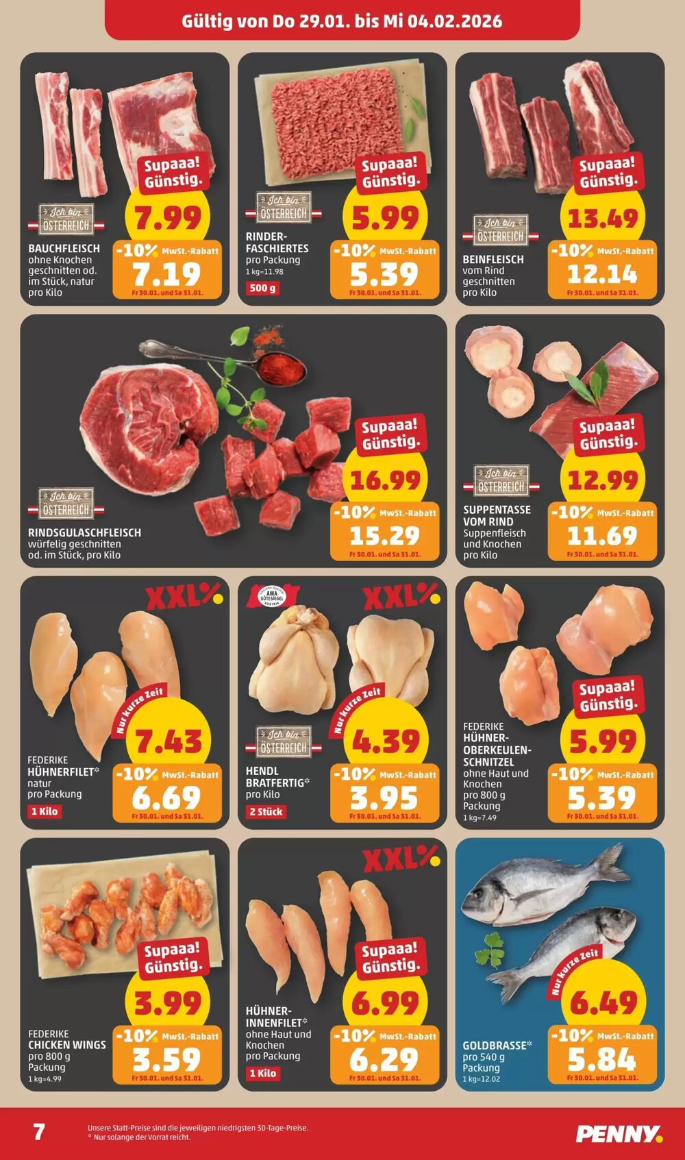 PENNY Flugblatt (ab 29.01.2026) - Angebote und Prospekt - Seite 7