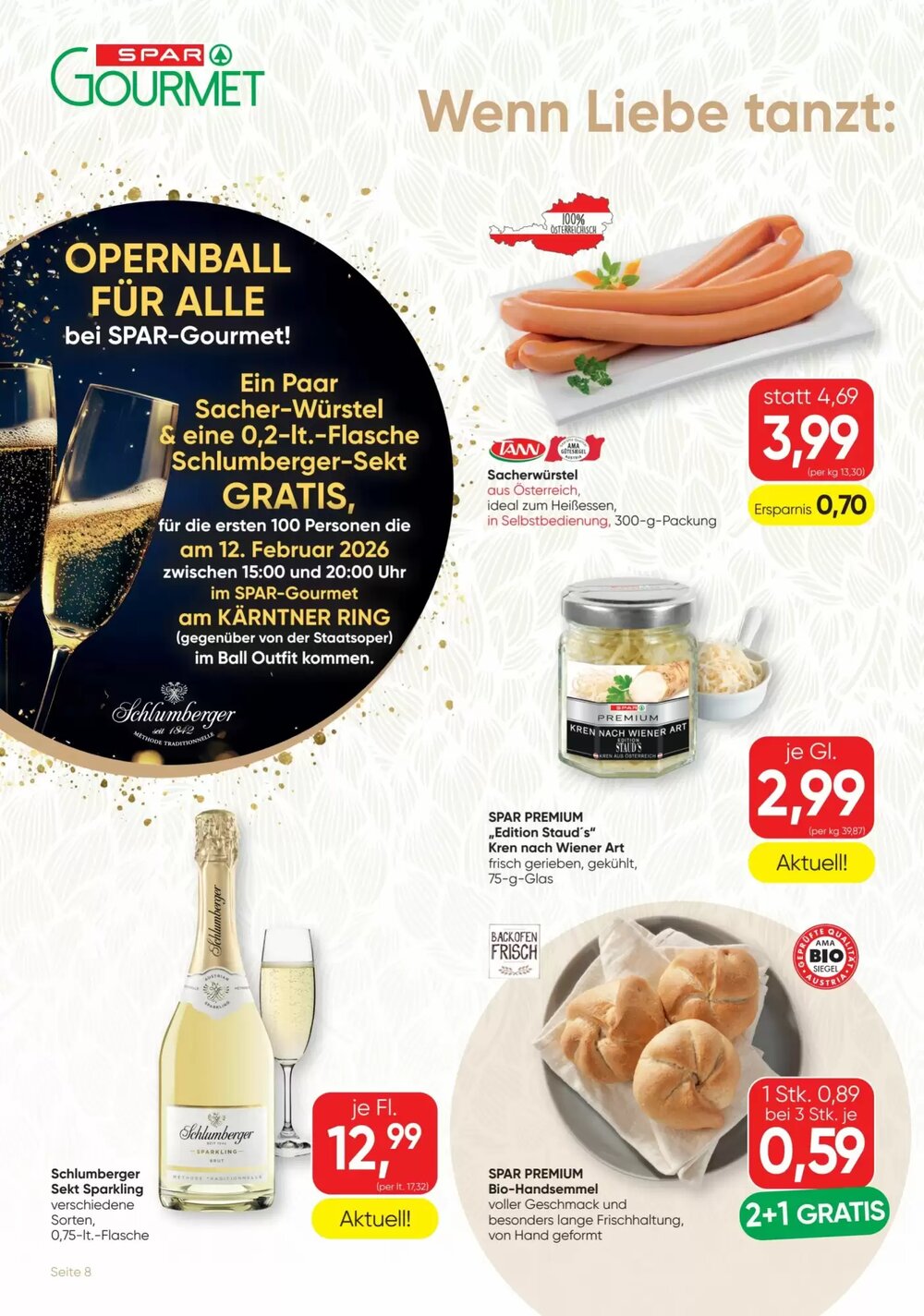SPAR Gourmet Flugblatt (ab 29.01.2026) - Angebote und Prospekt - Seite 8