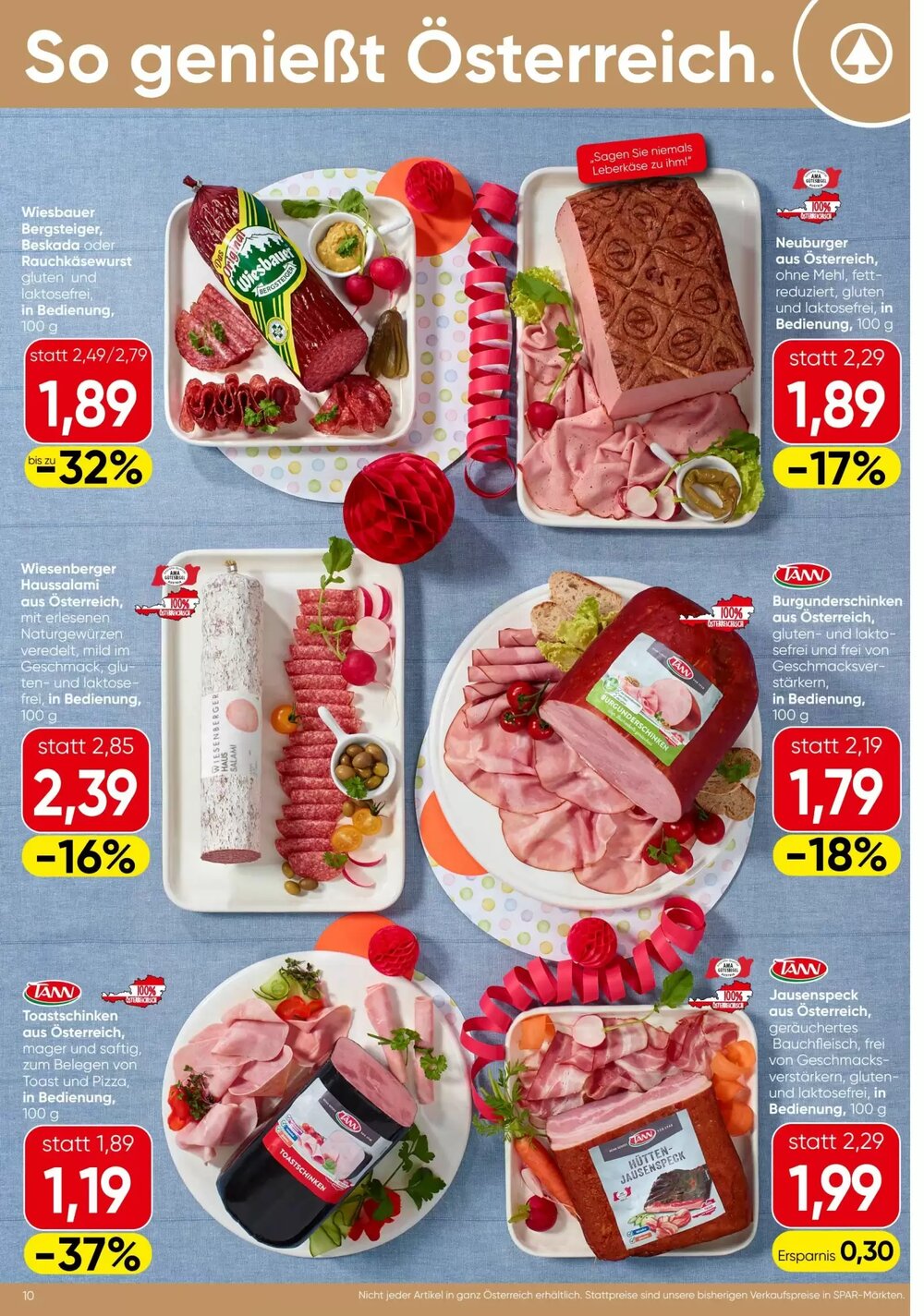 Spar Flugblatt (ab 29.01.2026) - Angebote und Prospekt - Seite 10