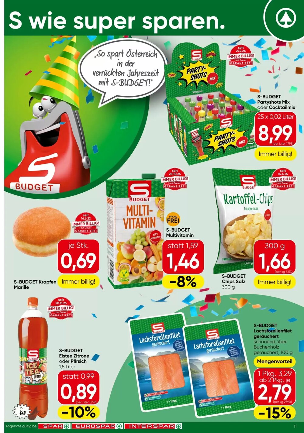 Spar Flugblatt (ab 29.01.2026) - Angebote und Prospekt - Seite 11