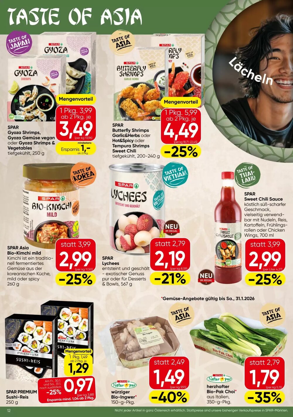 Spar Flugblatt (ab 29.01.2026) - Angebote und Prospekt - Seite 12