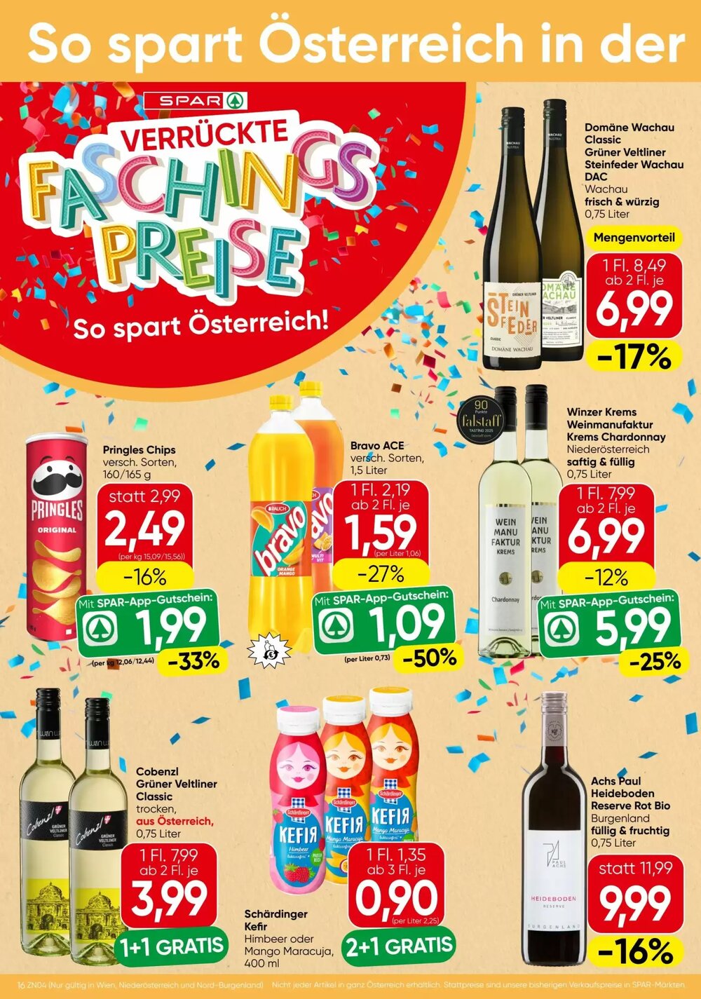 Spar Flugblatt (ab 29.01.2026) - Angebote und Prospekt - Seite 16