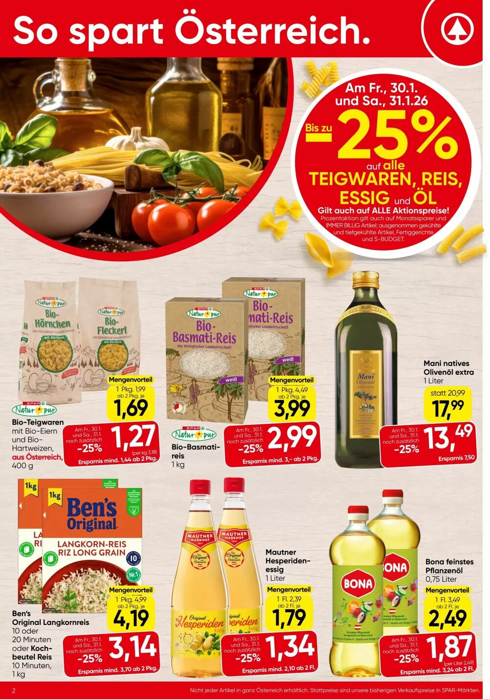 Spar Flugblatt (ab 29.01.2026) - Angebote und Prospekt - Seite 2