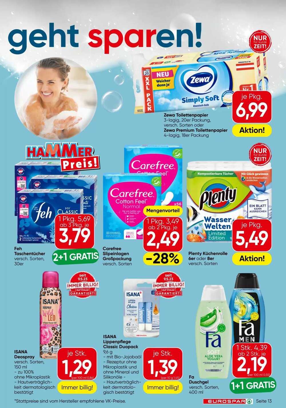 Eurospar Flugblatt (ab 29.01.2026) - Angebote und Prospekt - Seite 13