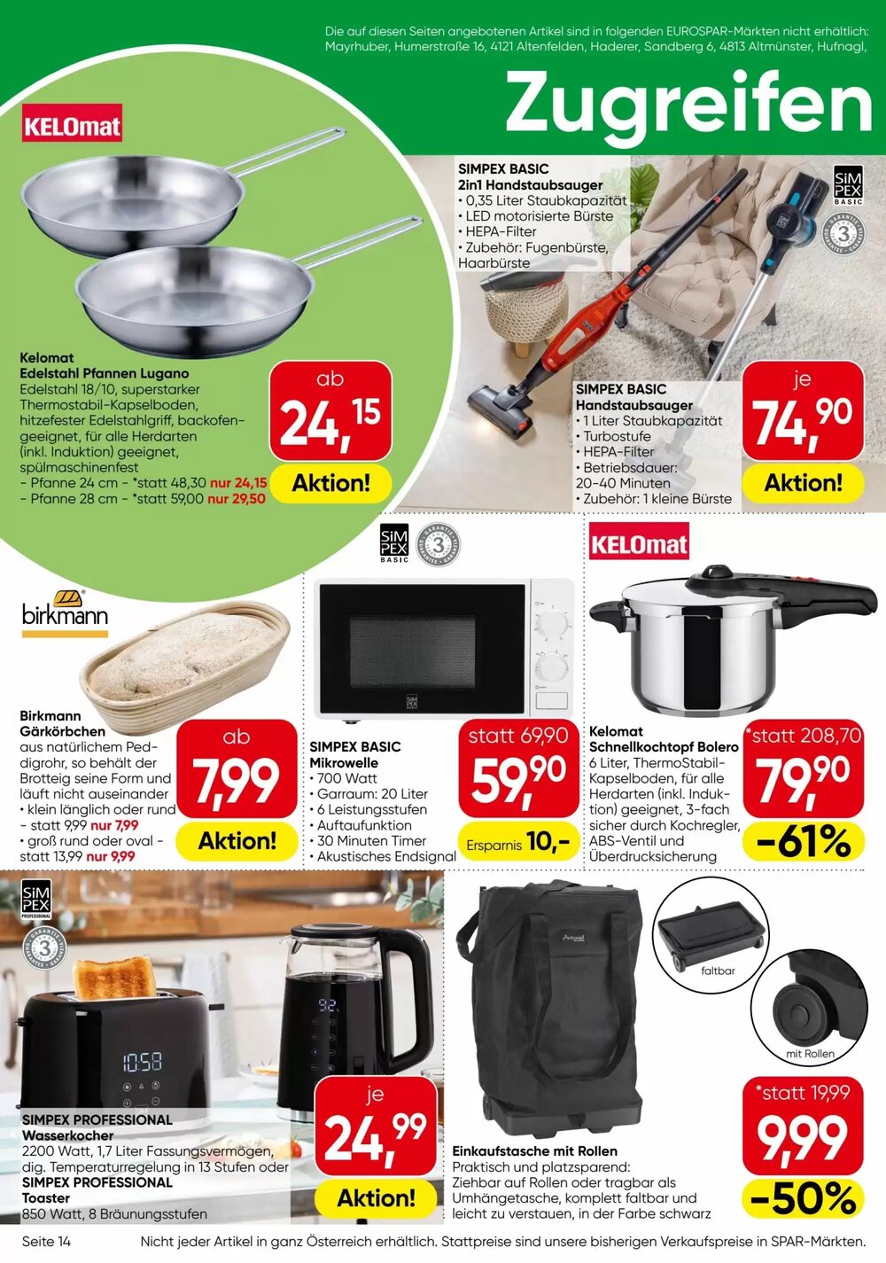 Eurospar Flugblatt (ab 29.01.2026) - Angebote und Prospekt - Seite 14