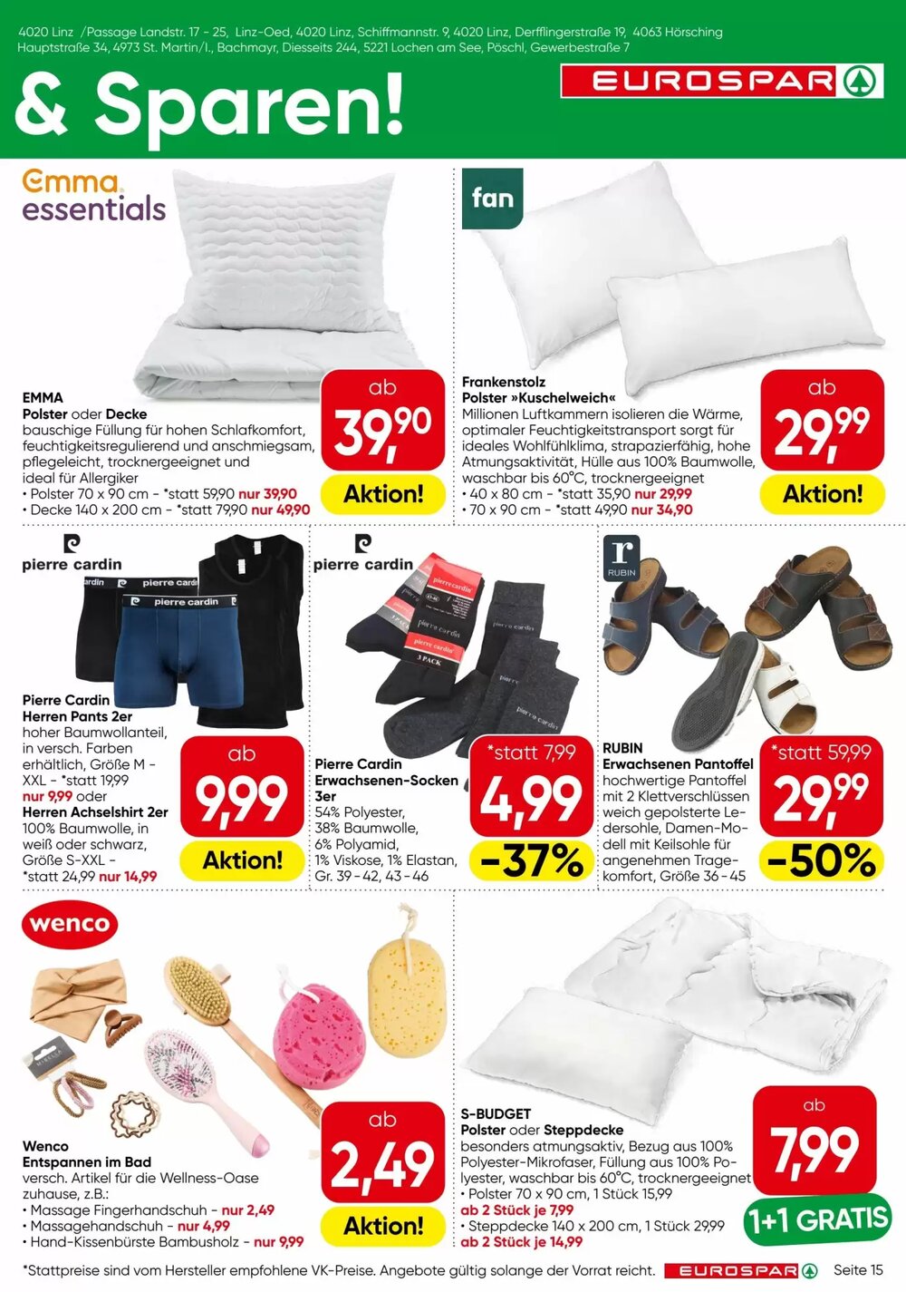 Eurospar Flugblatt (ab 29.01.2026) - Angebote und Prospekt - Seite 15