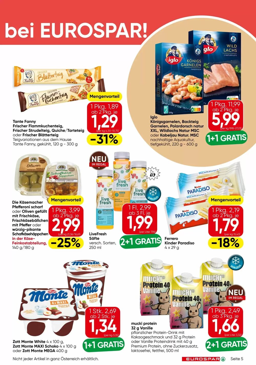 Eurospar Flugblatt (ab 29.01.2026) - Angebote und Prospekt - Seite 5